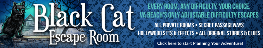 Black Cat Escape Room, Virginia Beach