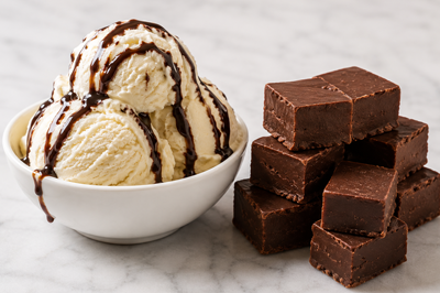 Ice Cream and Fudge